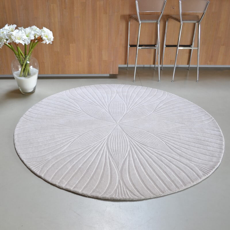 Дөңгелек кілем Folia Stone 38301 | Өлшемі: Ø 200 см