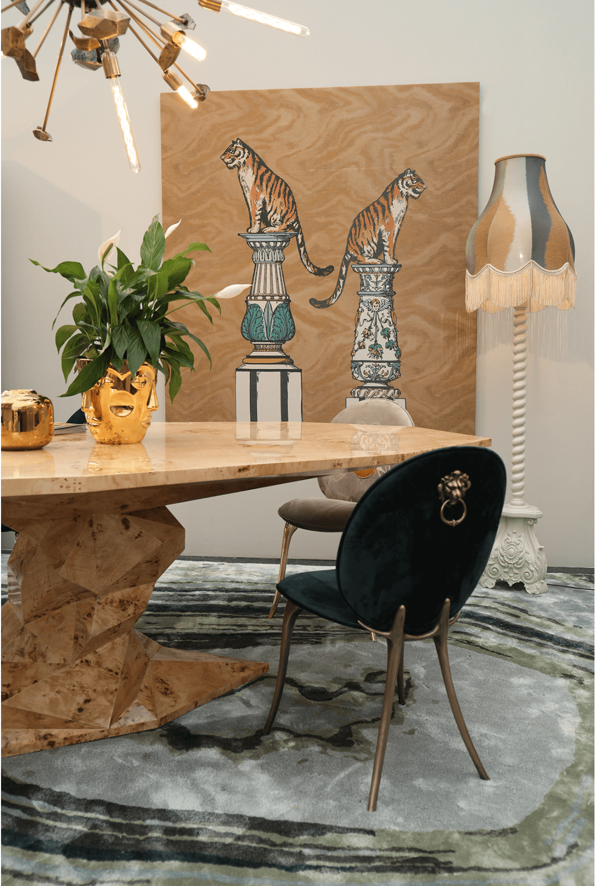 Обеденный стол Bonsai Poplar Root Luxe