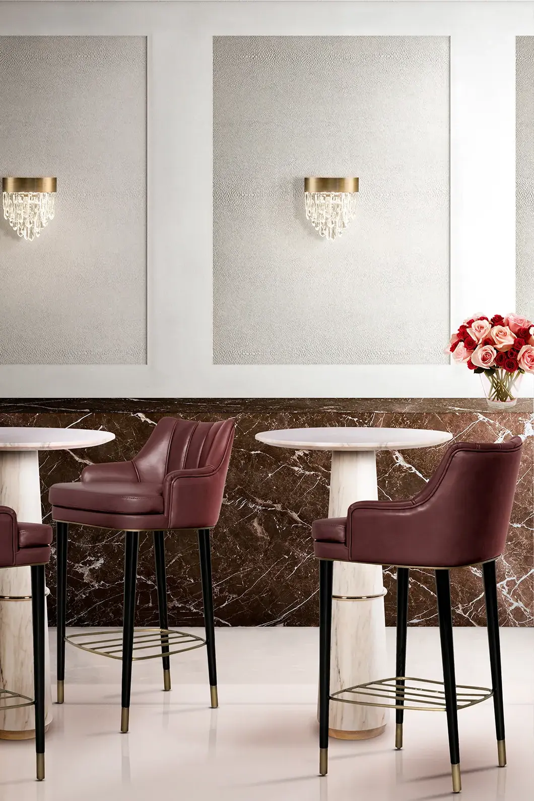 Полубарный стул Velvet - 1