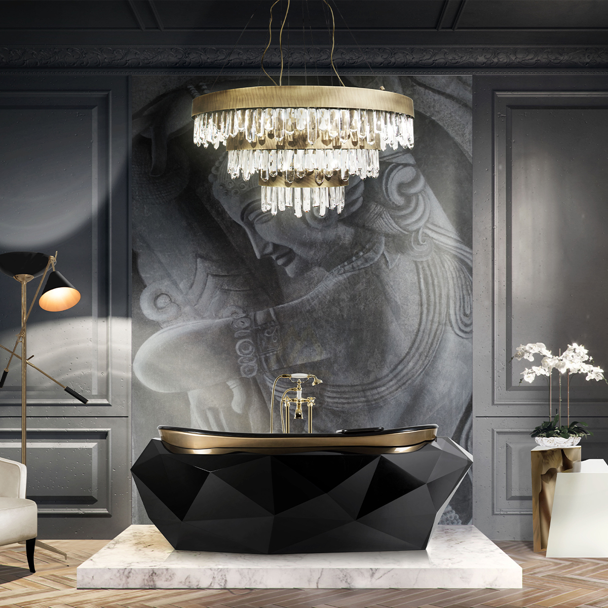 Люстра Brass Falls