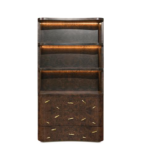 Дизайнерский книжный шкаф из дерева