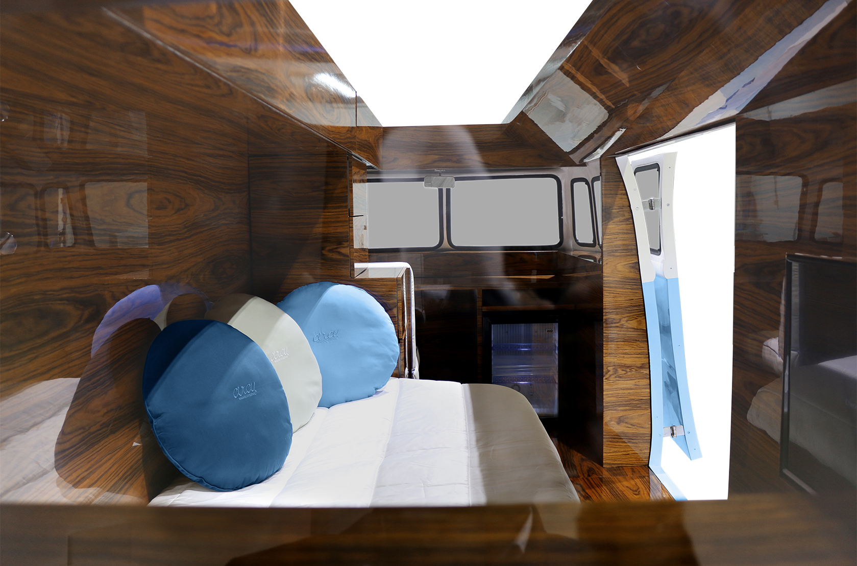 Балалар төсегі Traveler’s Caravan Blue