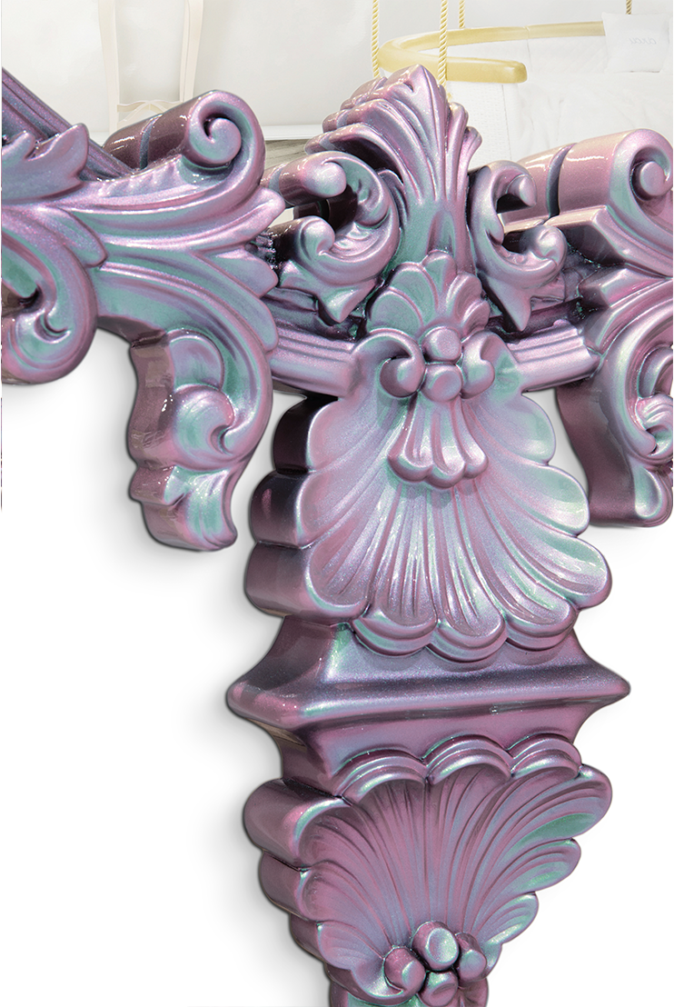 Настенное зеркало для детей Mystic Chameleon Pink