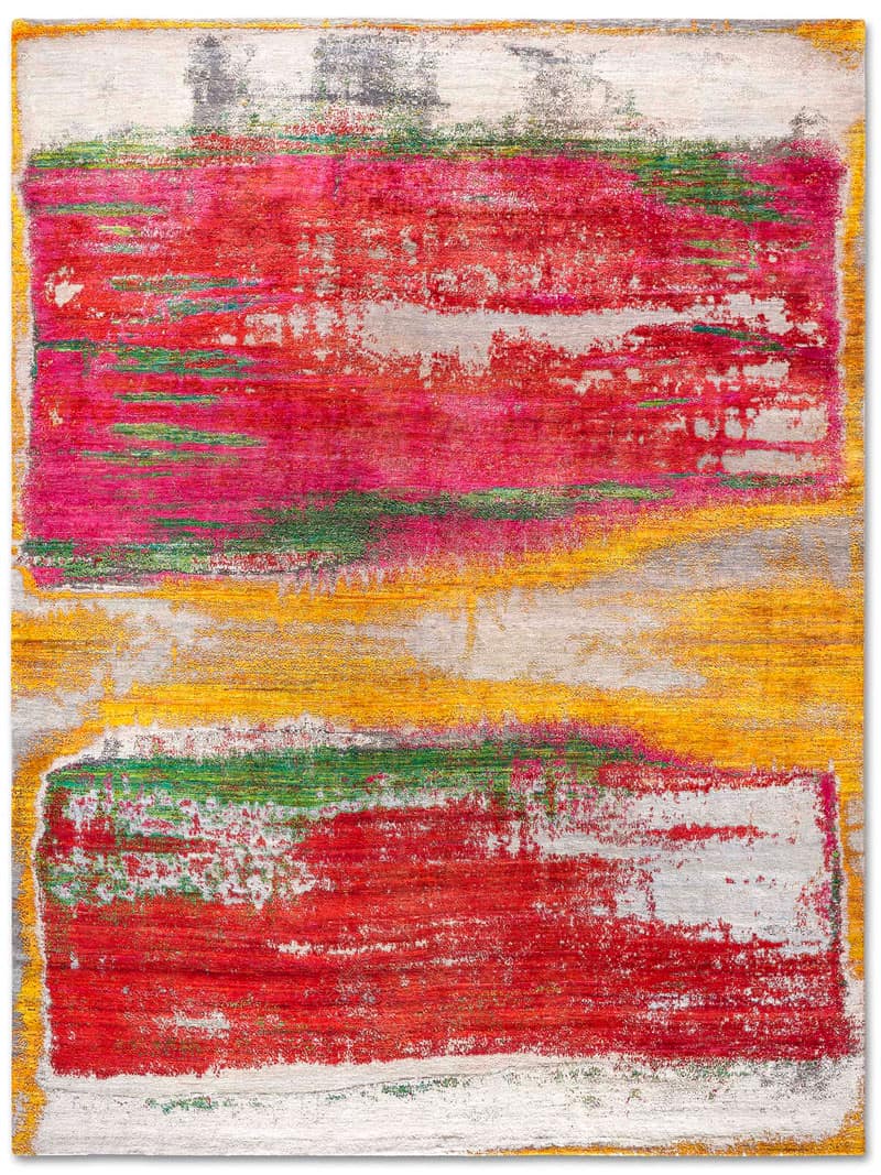 Роскошный ковер ручной работы Suche Milch