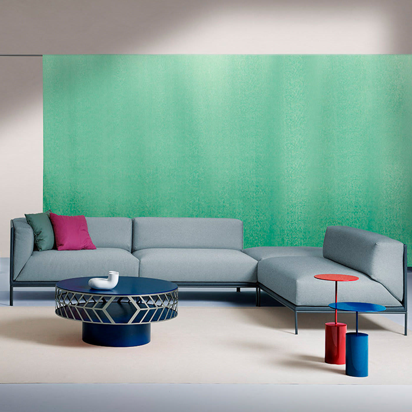 Столик круглый оранжевый Cocktail