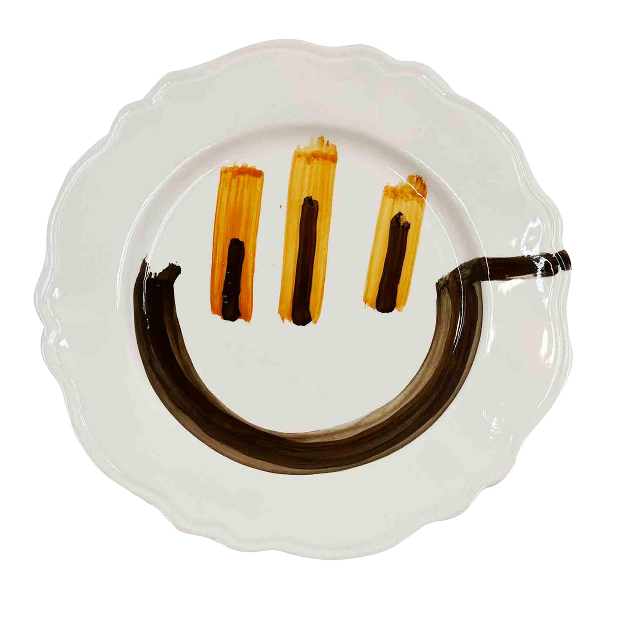 Тарелка керамическая ручной работы