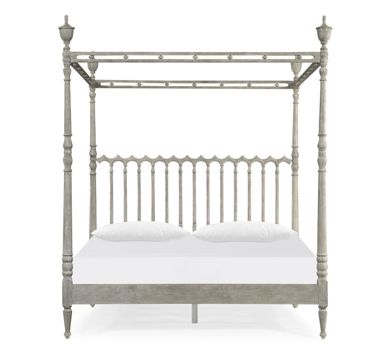 Двуспальная кровать Morris King Greyed Oak