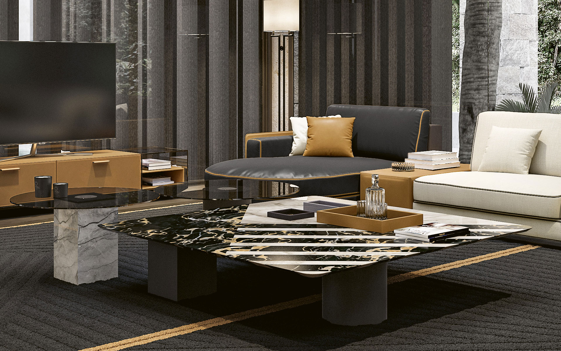 Уникальный большой журнальный стол