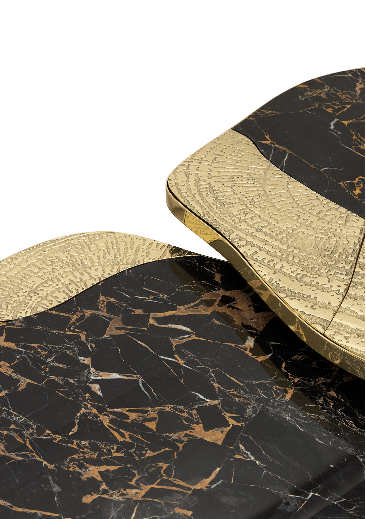 Набор столов Athena Portoro Marble & Gold