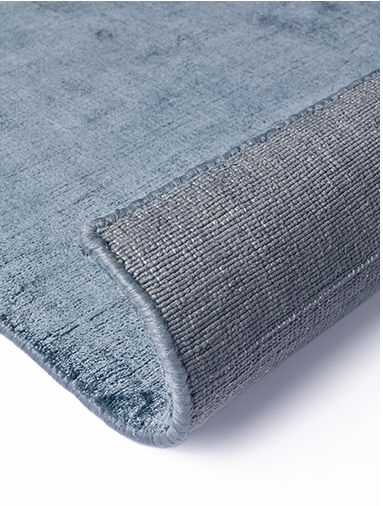 Вискозадан жасалған кілем көгілдір түсті Plain | Өлшемі: 200 x 300 см