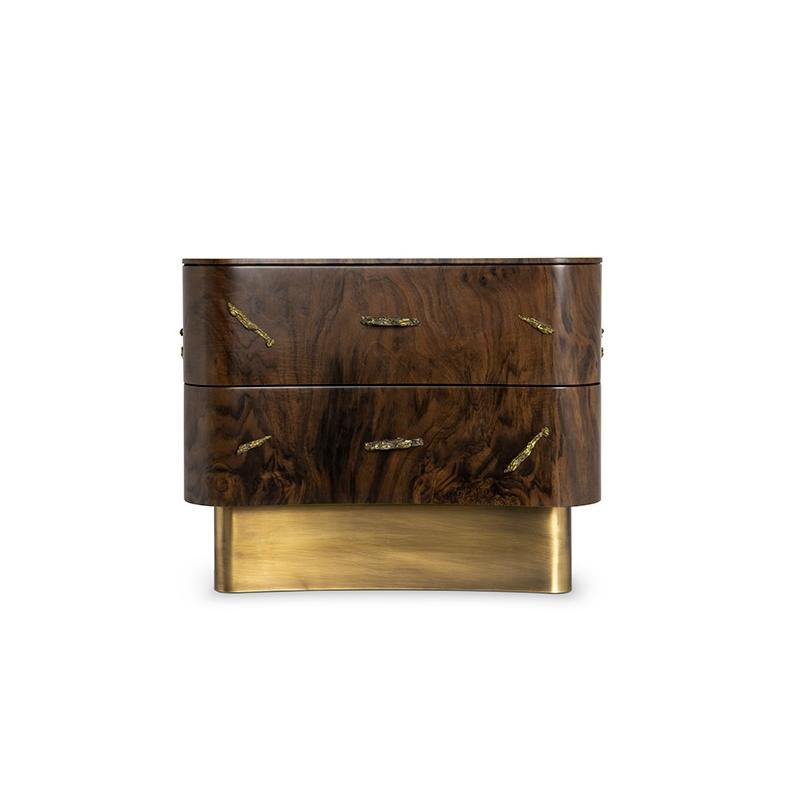 Дизайнерская прикроватная тумба из дерева