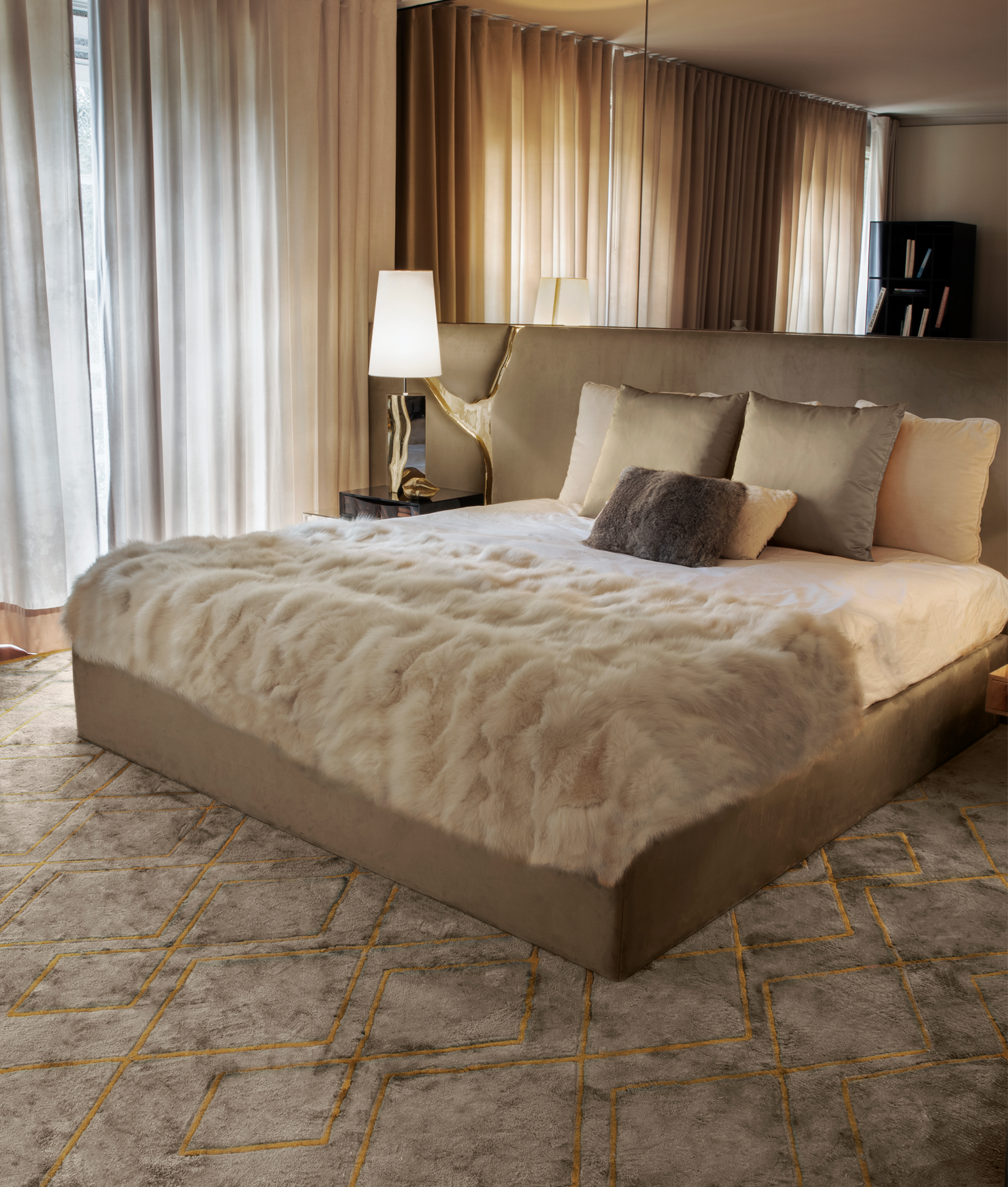 Изголовье Fissure White