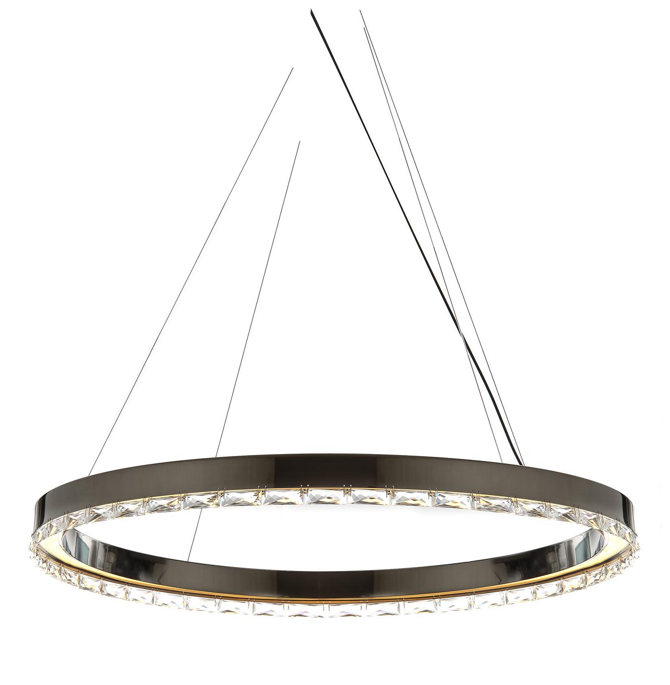 LED сақиналы хрусталь люстра Asfour