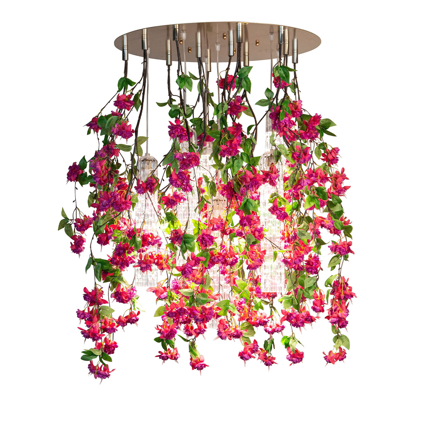 Большая люстра Pink Cascade