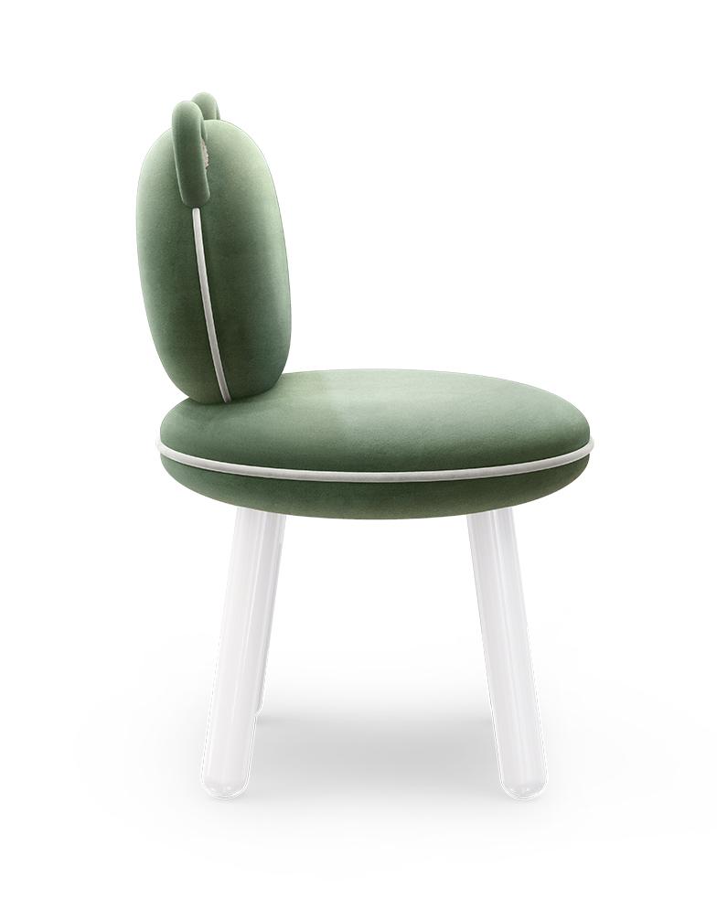 Детский стул Fluffy Bear Green