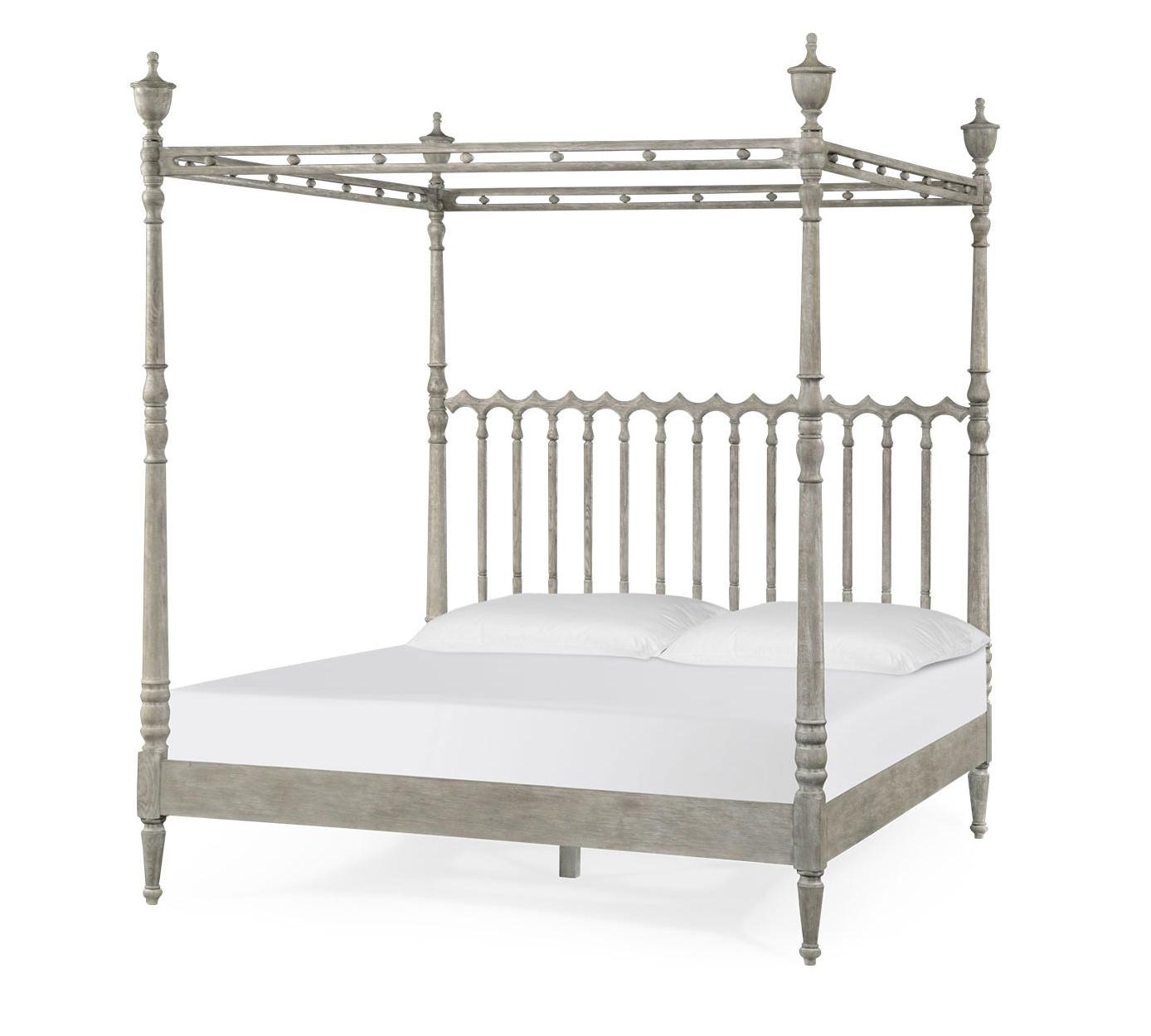 Двуспальная кровать Morris King Greyed Oak
