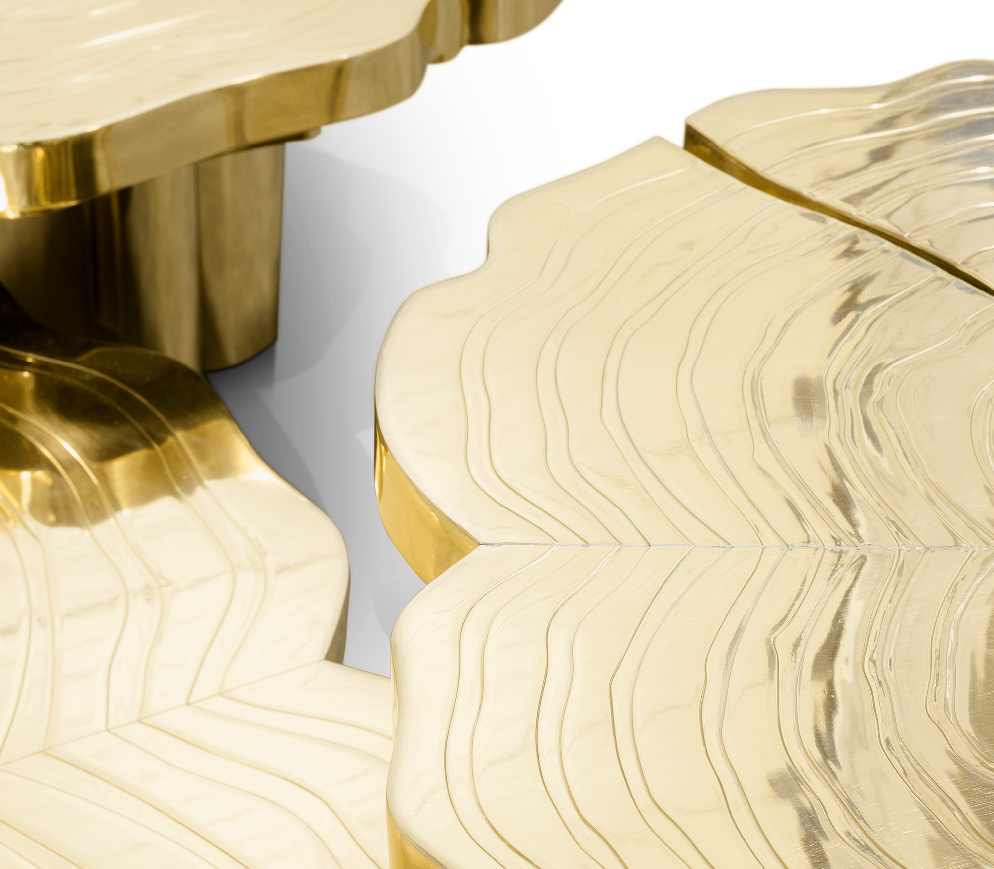 Журнальные столы Fortuna Gold, комплект из 3