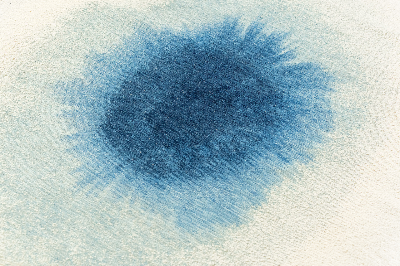 Бельгиялық кілем Drop Dream In Blue | Өлшемі: 80 × 150 см