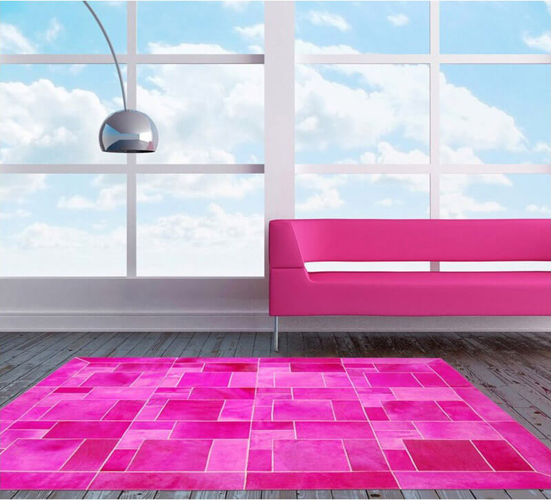 Ковер из коровьей шкуры Puzzle col.7 | Размер: 220 x 300 см