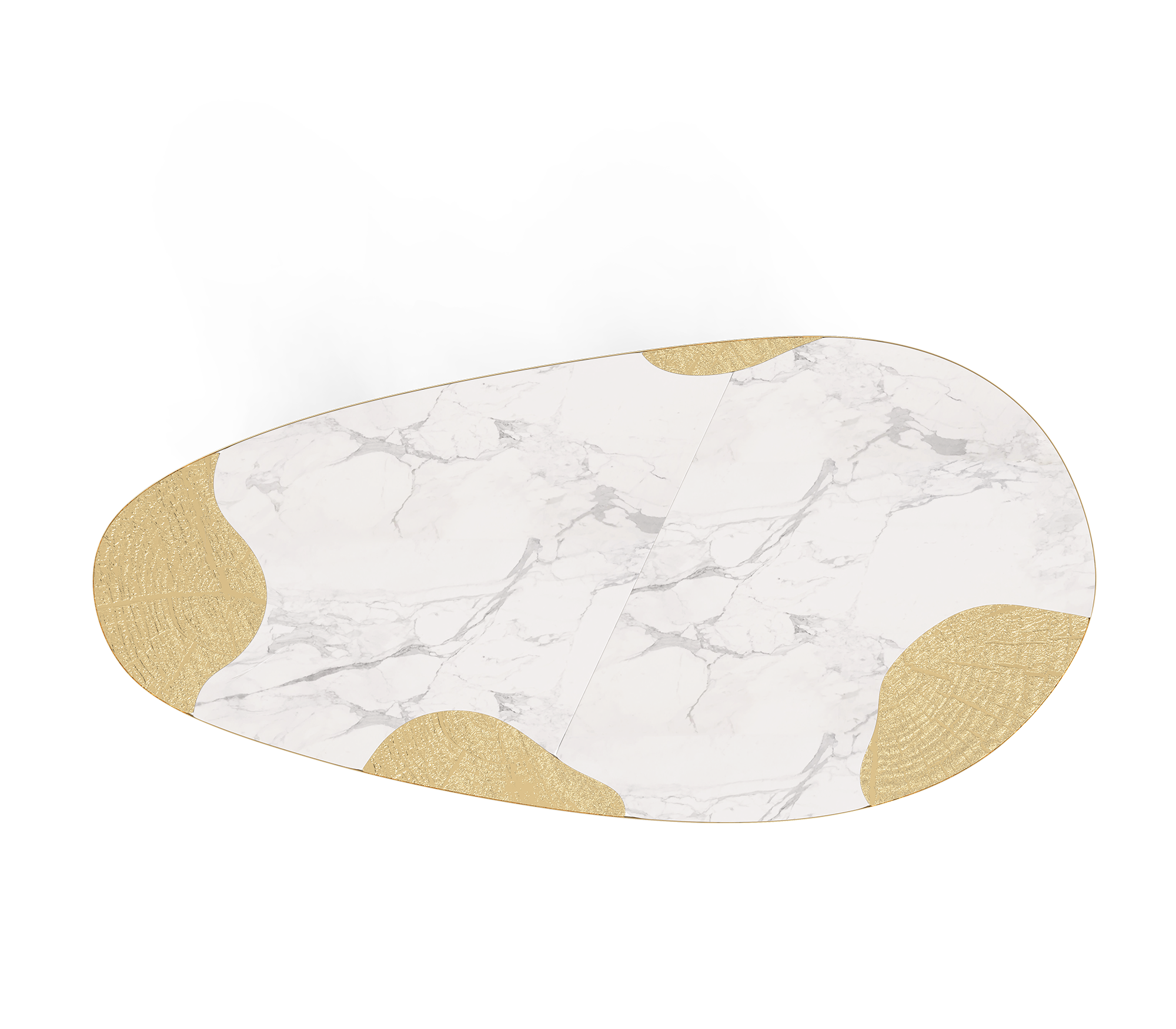 Ас үстелі Athena Carrara Marble & Gold