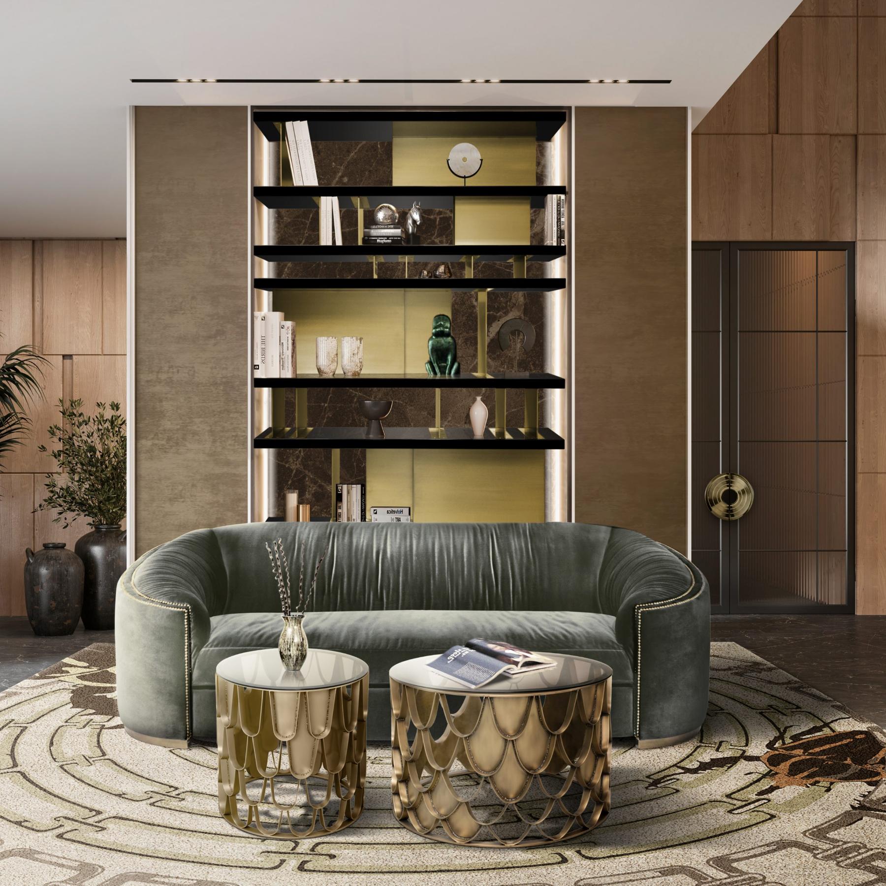 Изогнутый диван антрацитовый Premium Comfort - 2