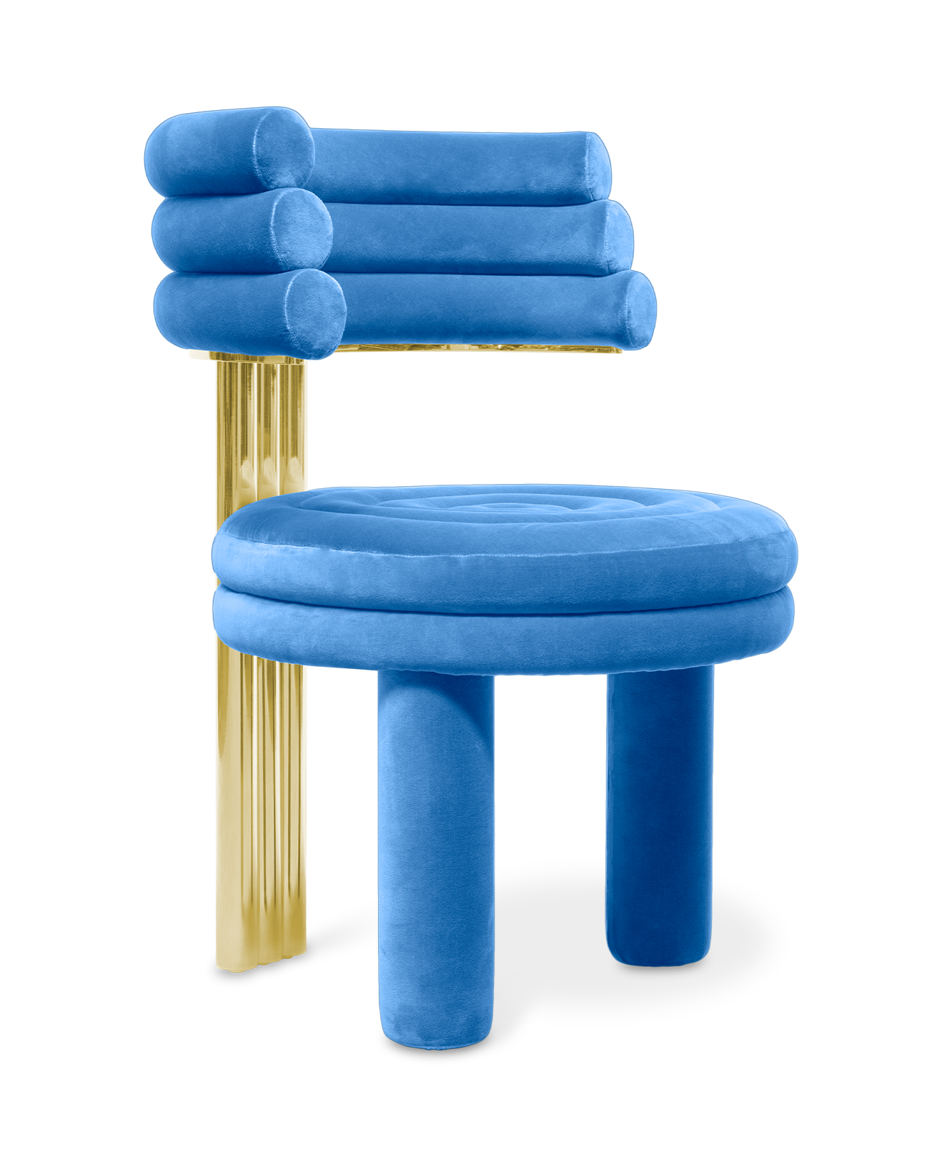 Обеденный стул синий Kerr