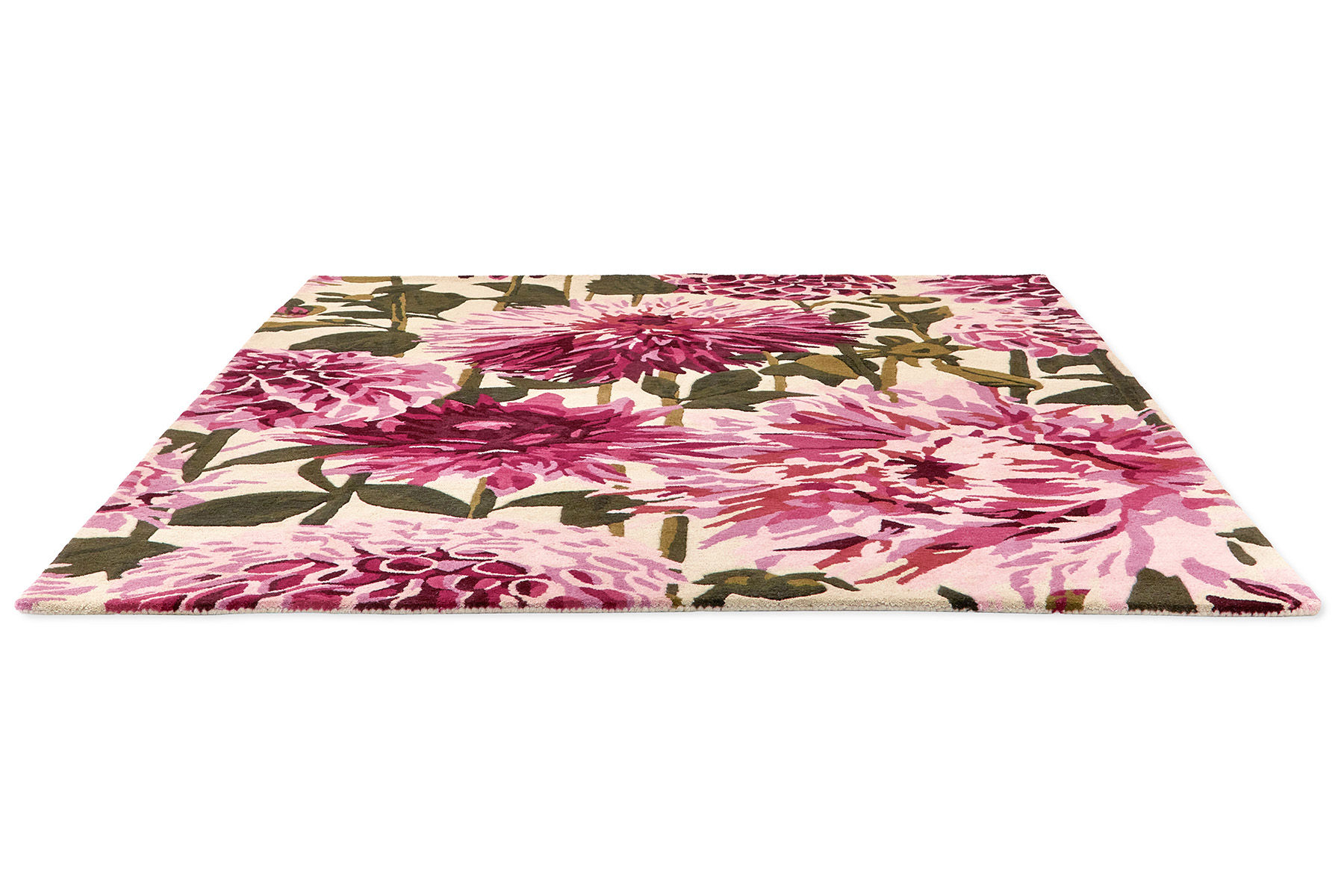 Жүн кілем Dahlia Fuchsia / Palm | Өлшемі: 140 x 200 см