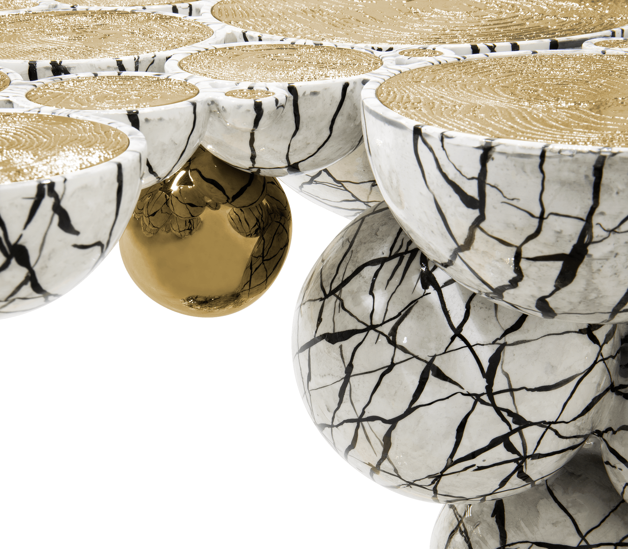 Консоль Orbit Faux-marble