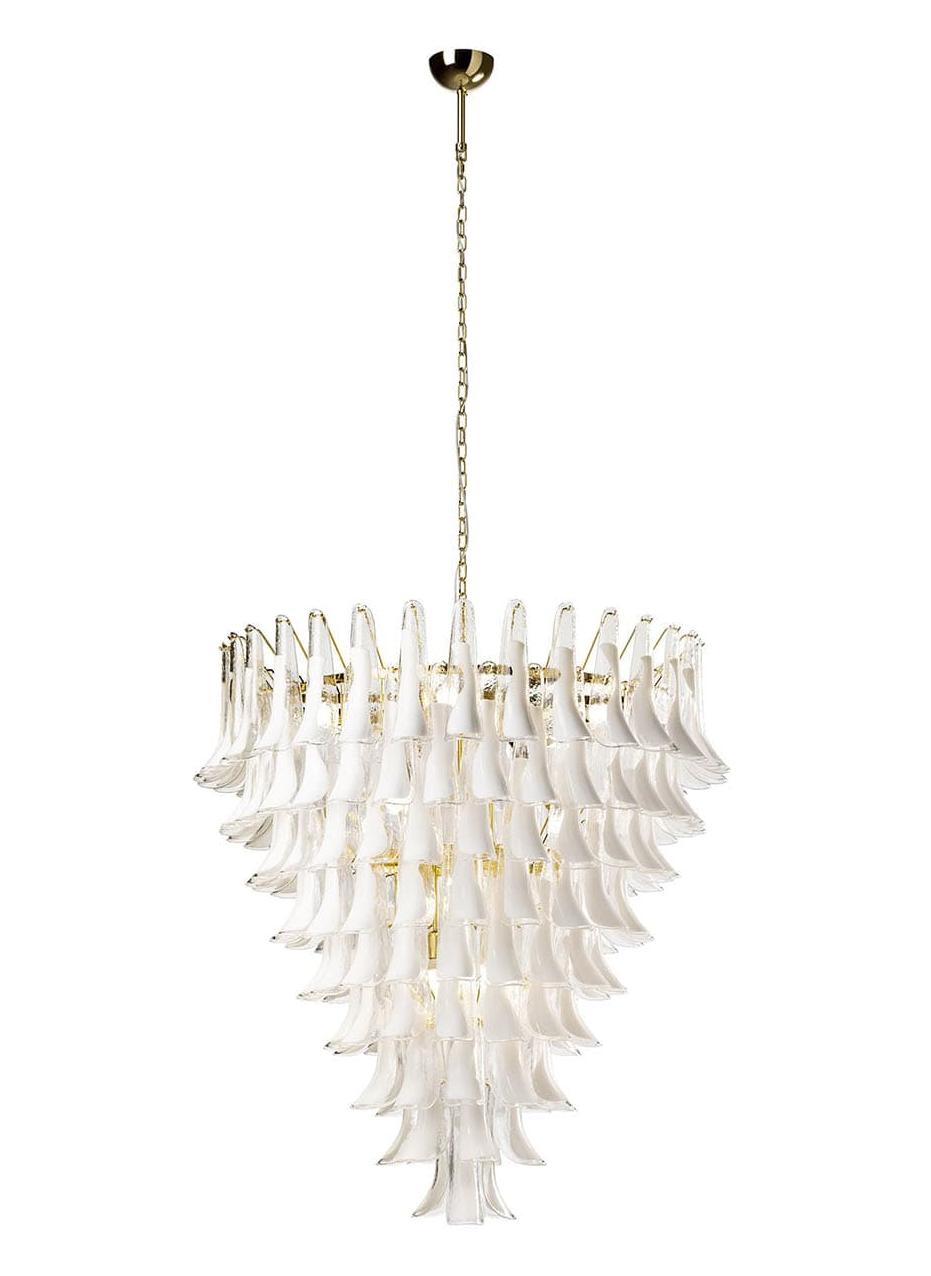 Murano дөңгелек жапырақты шандалы