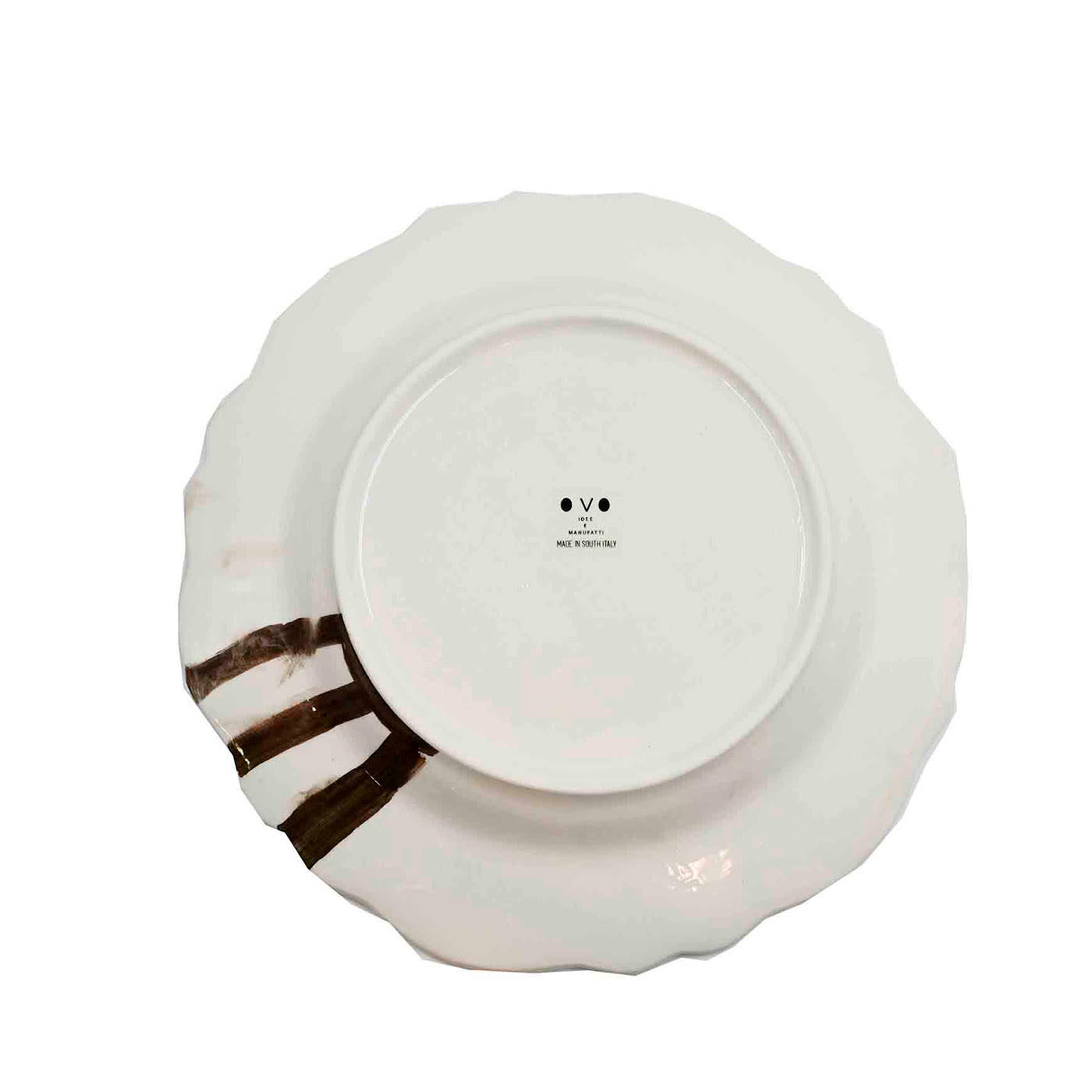 Тарелка керамическая ручной работы