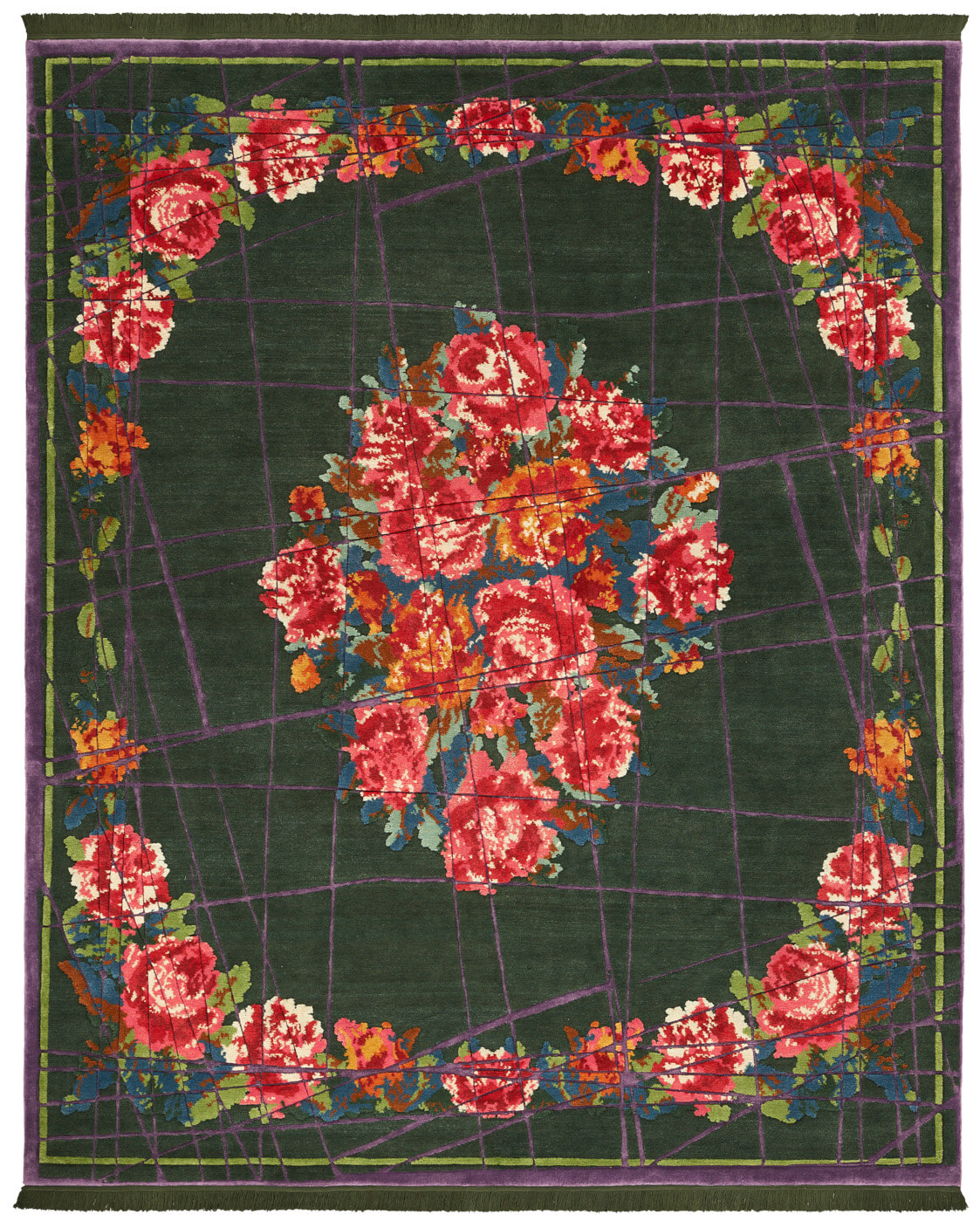 Ковер Sofianka Wrapped Darkgreen Purple