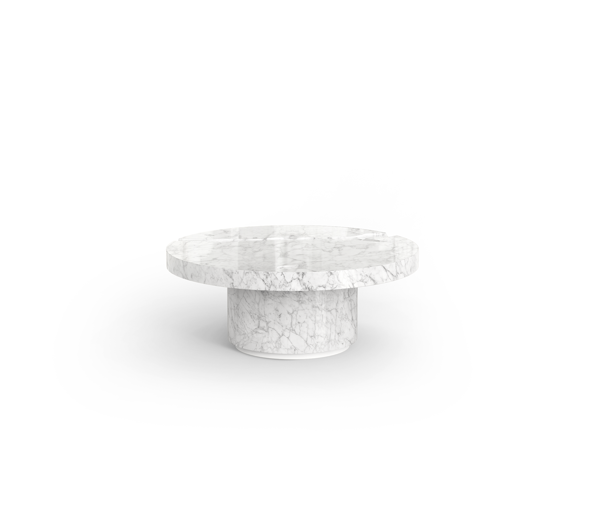 Центральный стол Dominion Carrara Marble, комплект из 3 предметов