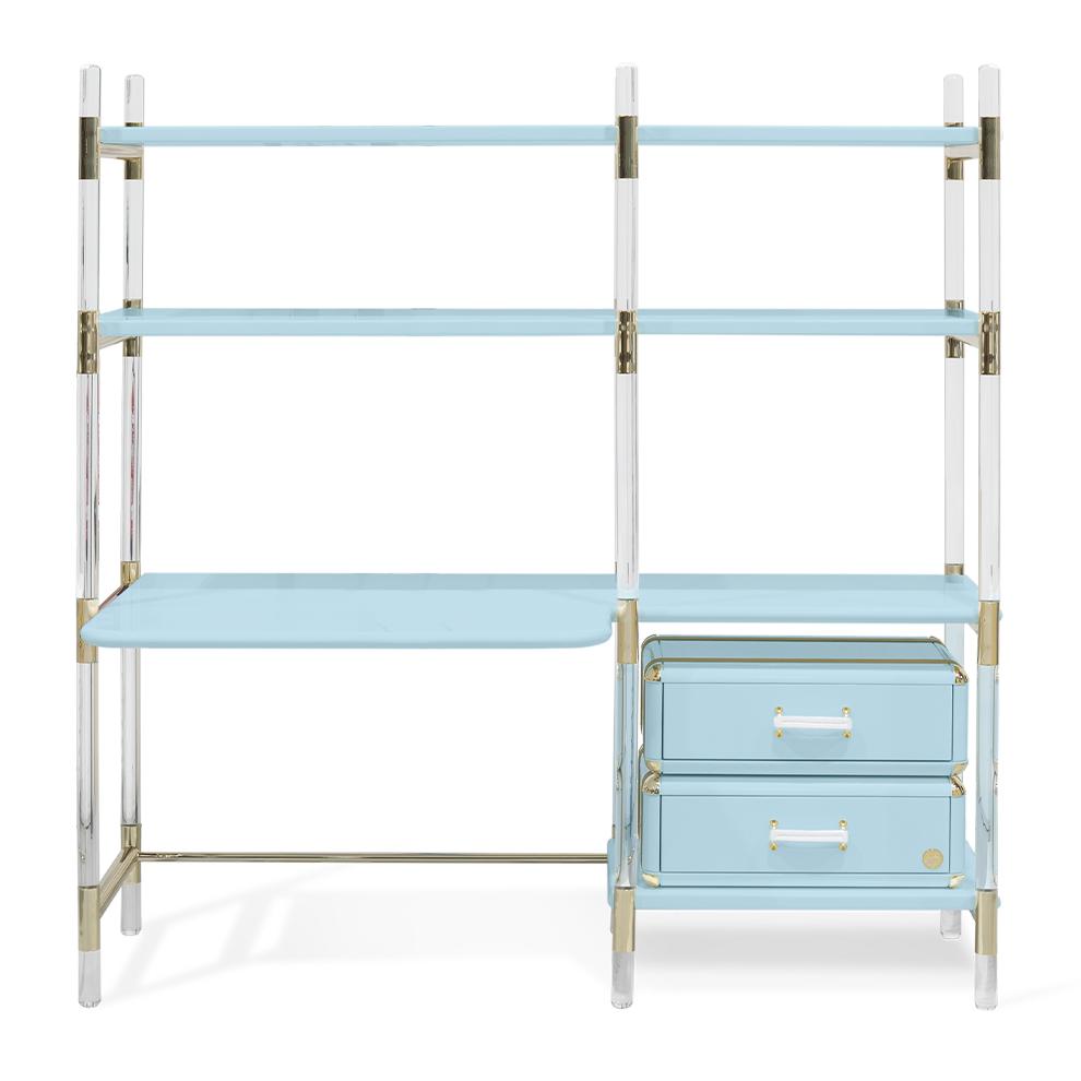 Книжная полка для детей Jigsaw Puzzle Blue