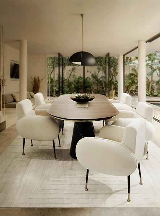 Овальный обеденный стол Forge - 5