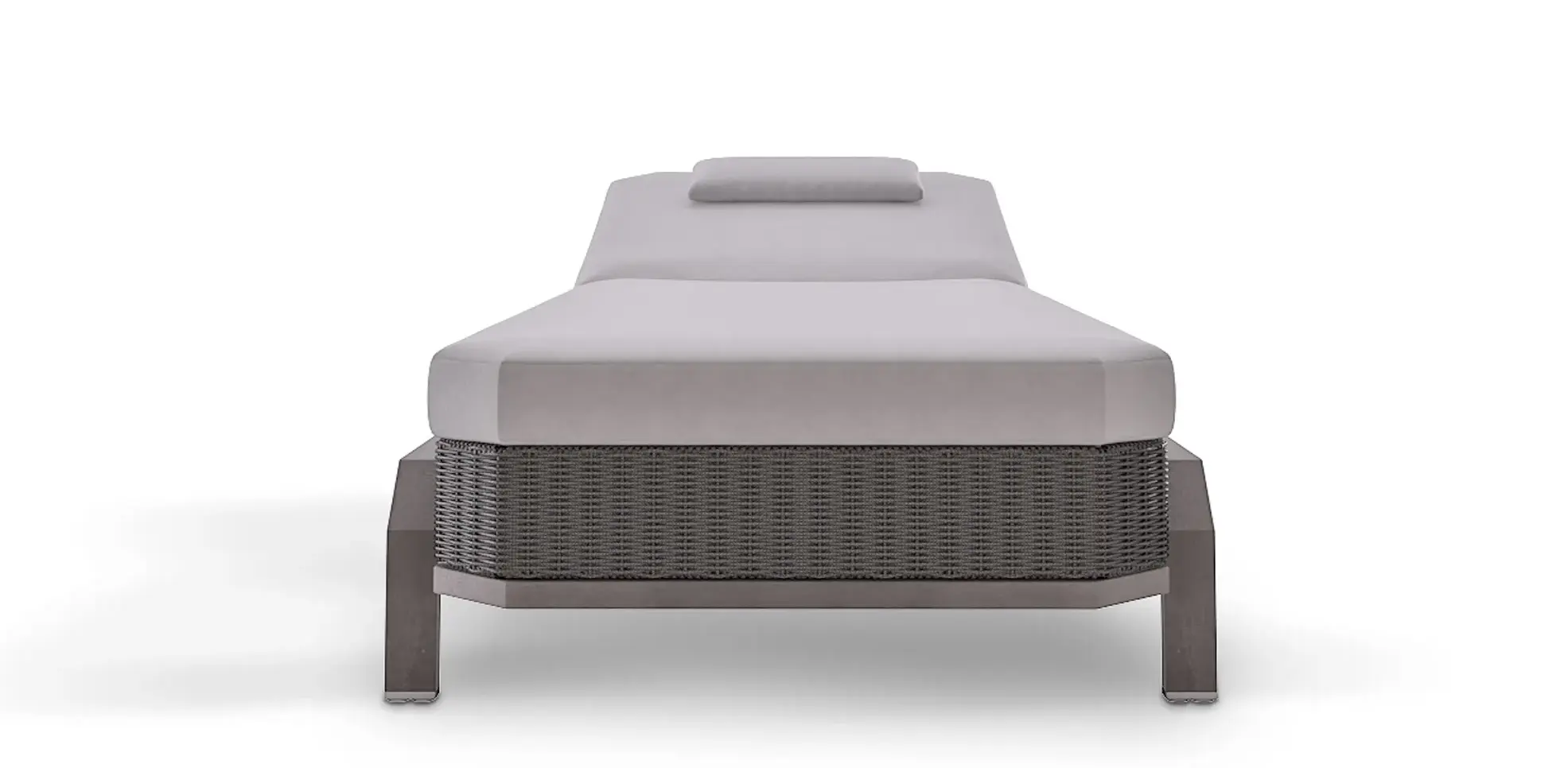 Шезлонг Heritage серый