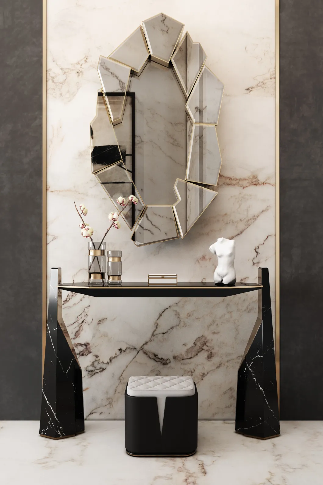 Серебряное зеркало Shatter