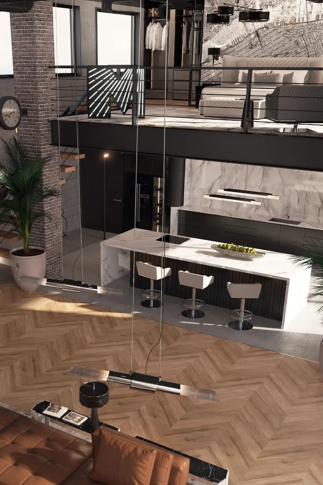 Поворотный барный стул Rogue