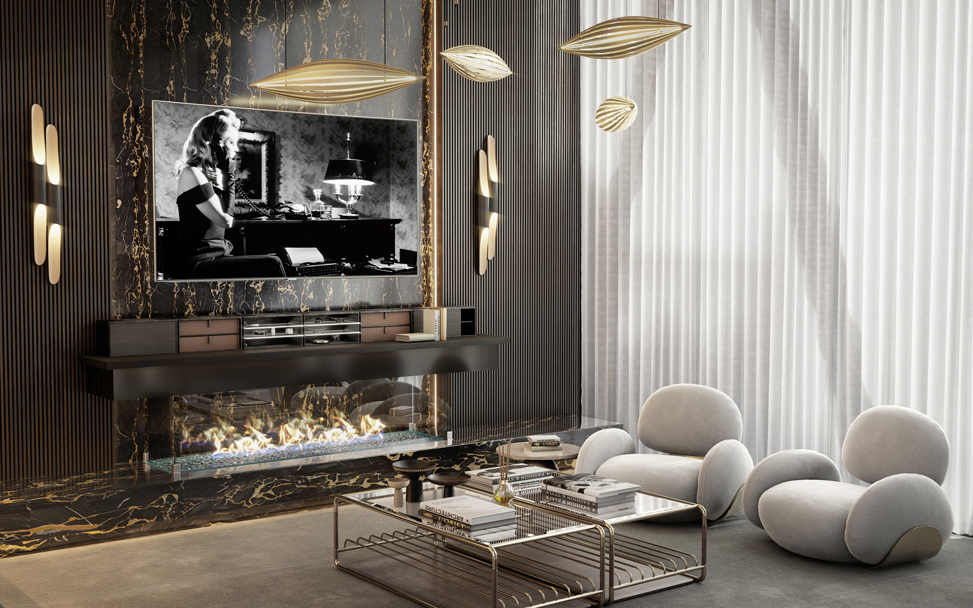 Настенное бра Deep-tone 2 - 1