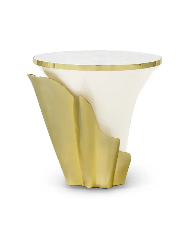 Приставной стол с перламутровой отделкой Solstice