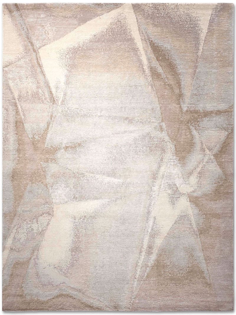 Роскошный ковер ручной работы песочного цвета