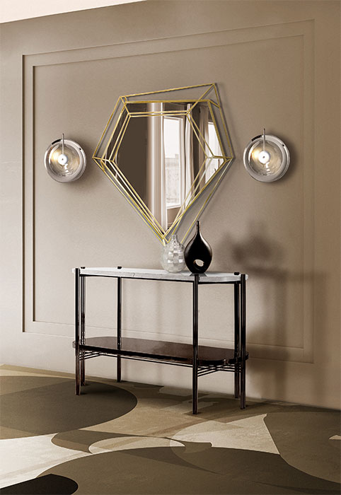 Настенное зеркало Lustre Small - 2