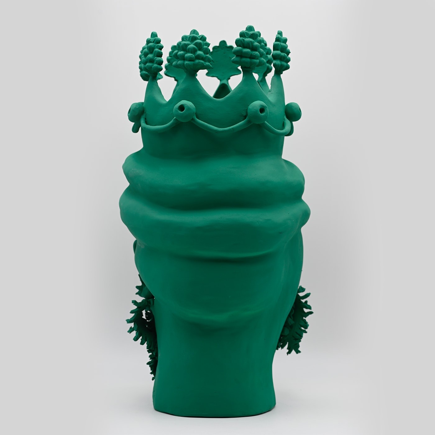 Скульптура зеленая Moor's Head