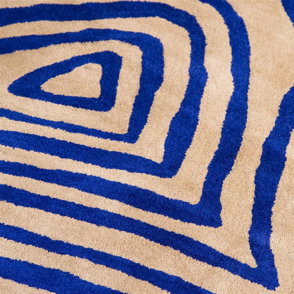 Жүн кілем Decor Groove Electric Blue 097708 | Өлшемі: 140 x 200 см