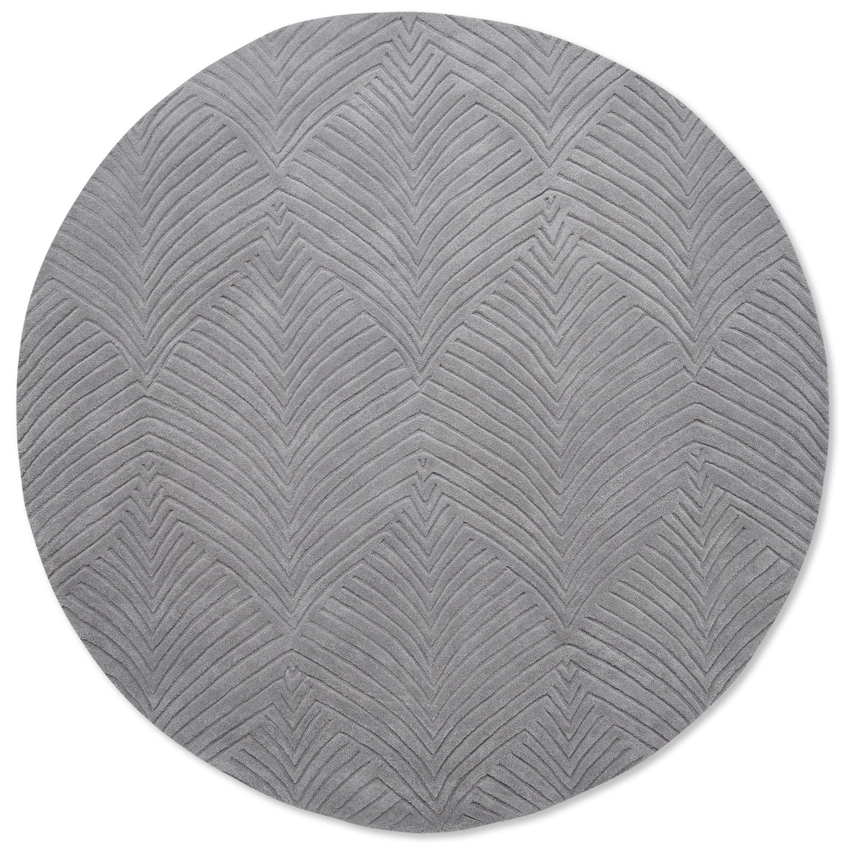 Домалақ кілем Folia Cool Grey 38904 | Өлшемі: Ø 150 см