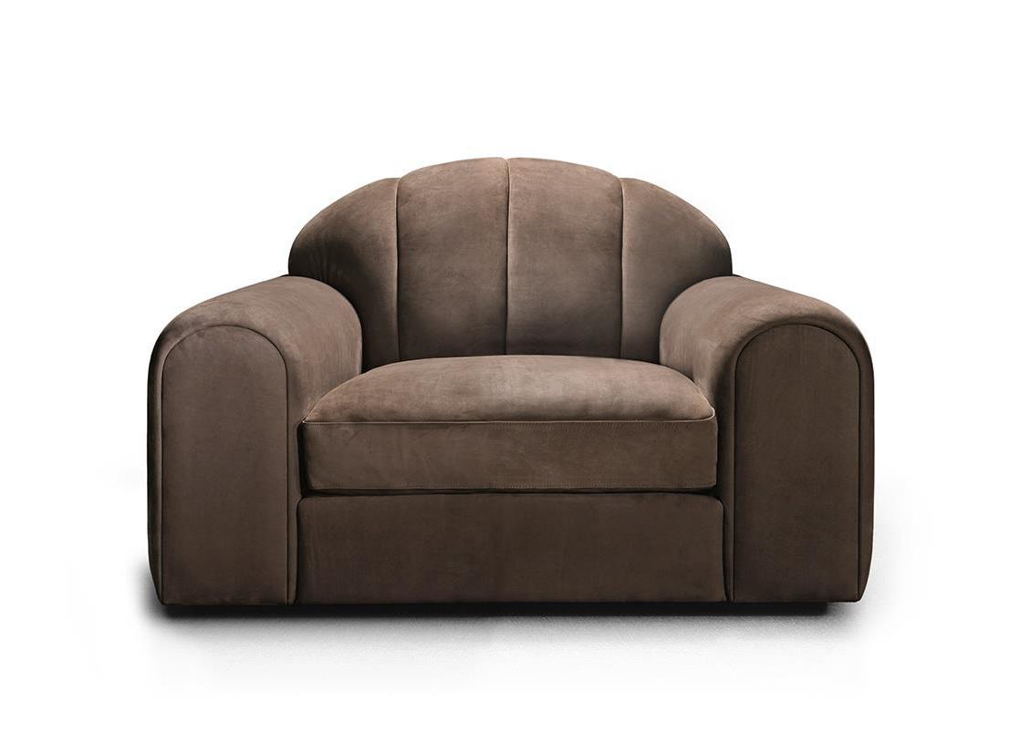 Кресло плюшевое современное Plush Armchair