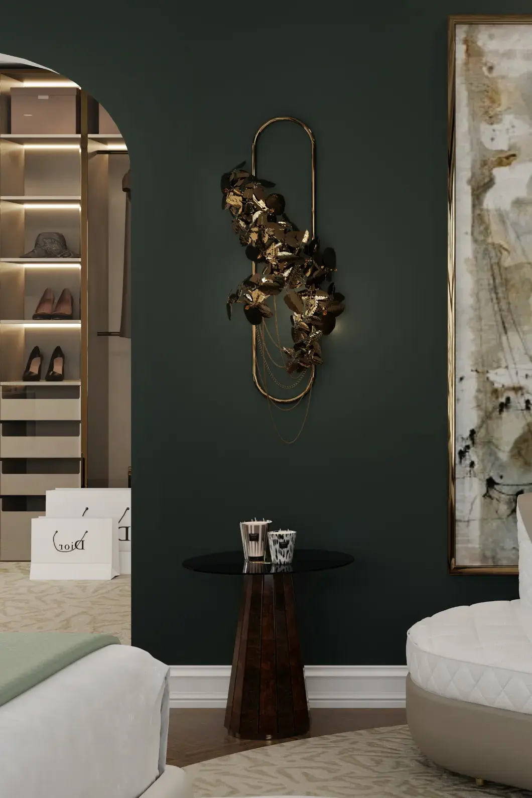 Приставной стол коричневый Radiance II - 2