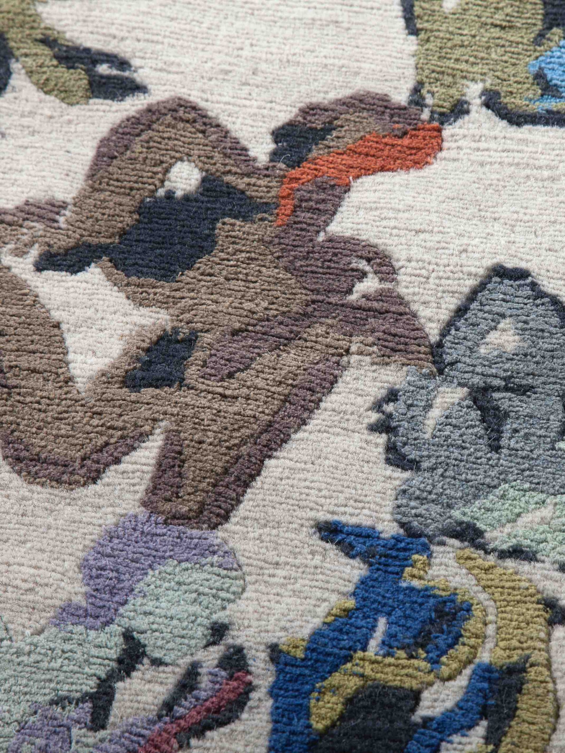 Круглый ковер Human Circle Inferno