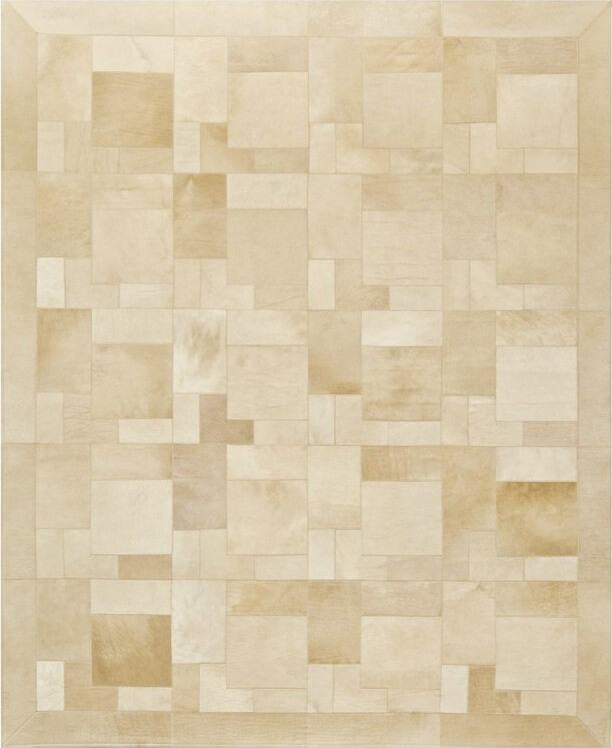 Ковер из коровьей шкуры Puzzle col.4 | Размер: 220 x 220 см