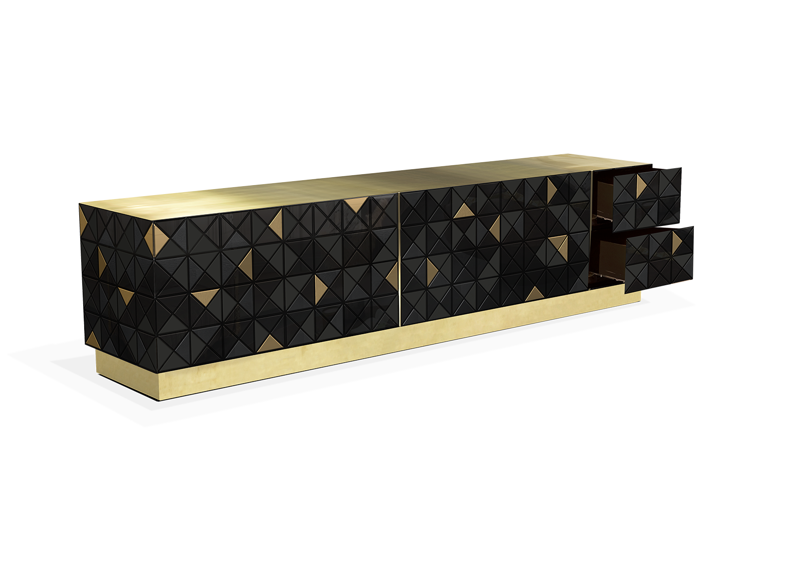 ТВ-тумба Mosaic Black Gold