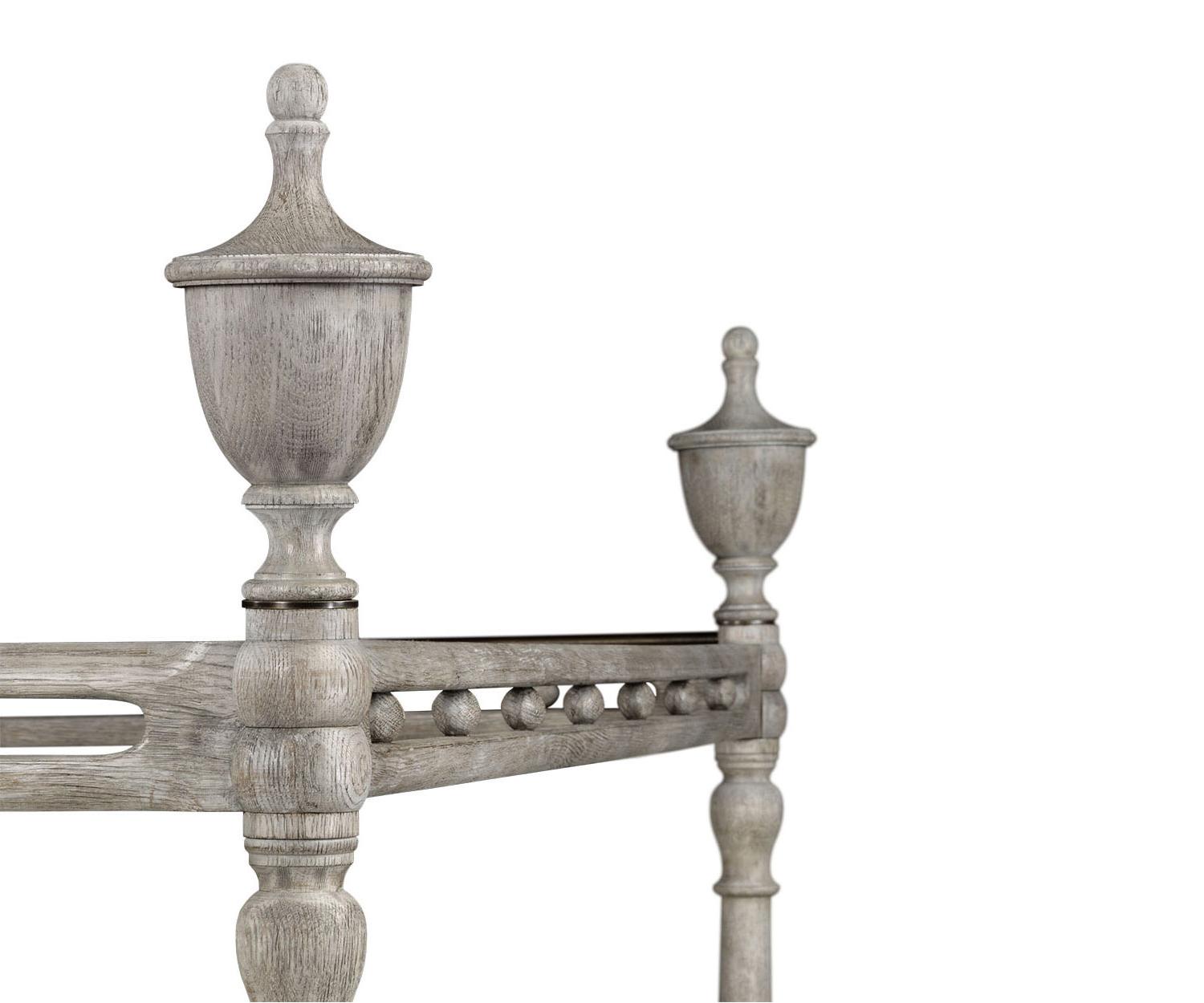 Двуспальная кровать Morris King Greyed Oak